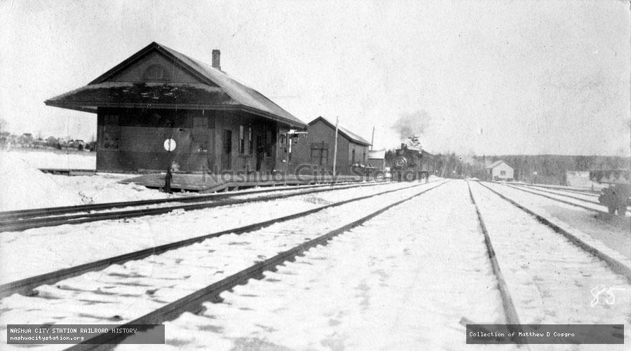 Postcard: Railroad Station, Searsport, Maine